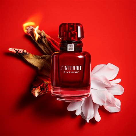 perfume givenchy l'interdit rouge|l'interdit by givenchy for women.